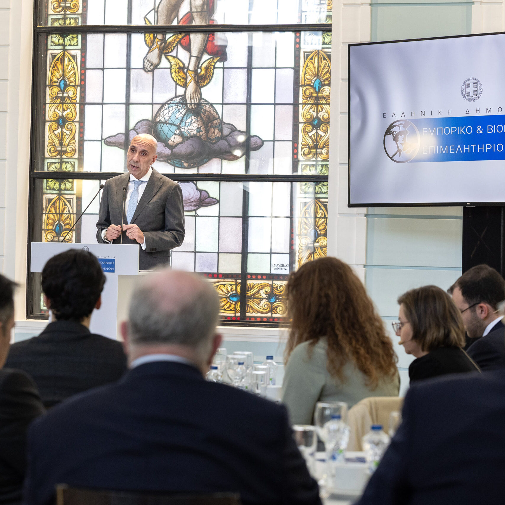 Ο Πρόεδρος του ΕΒΕΑ, κ. Γιάννης Μπρατάκος