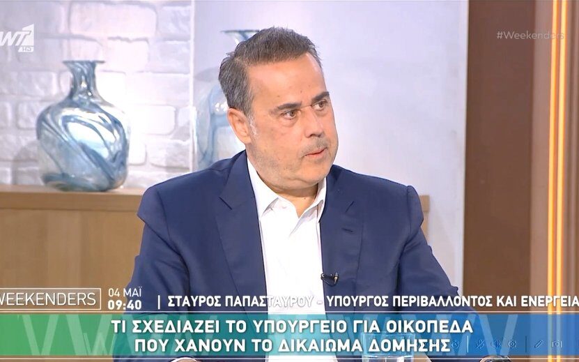 Υπουργός Περιβάλλοντος και Ενέργειας Στ. Παπασταύρου