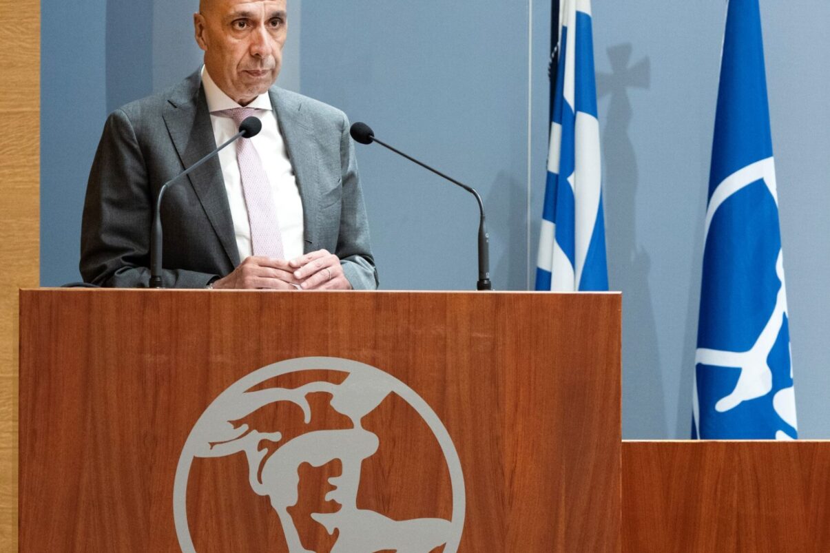 Γιάννης Μπρατάκος στο ΔΣ ΕΒΕΑ, παρουσία του Μάκη Βορίδη