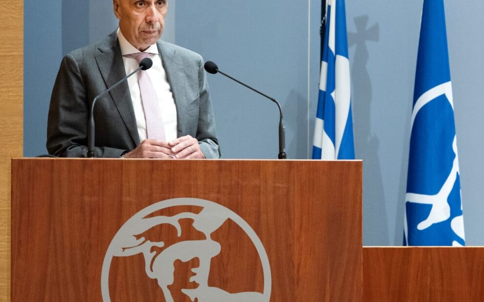 Γιάννης Μπρατάκος στο ΔΣ ΕΒΕΑ, παρουσία του Μάκη Βορίδη