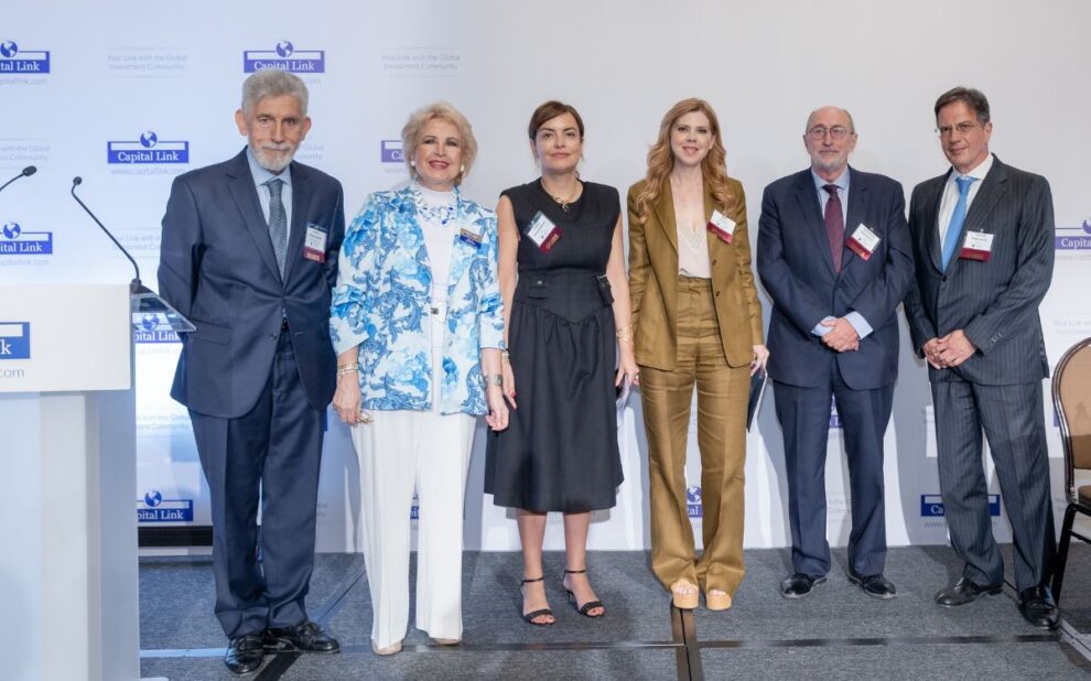 Ο Γενικός Γραμματέας του ΕΒΕΑ, κ. Δημήτρης Δημητρίου, στο 15ο Annual Capital Link Sustainability Forum 