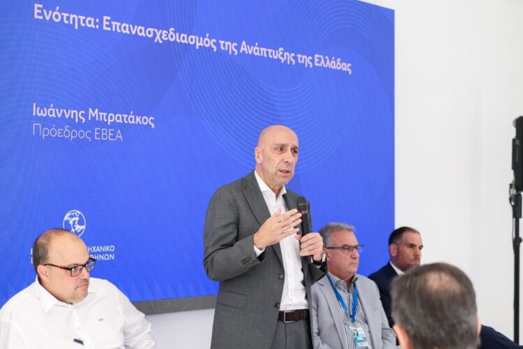 Ο Πρόεδρος του ΕΒΕΑ, κ. Γιάννης Μπρατάκος