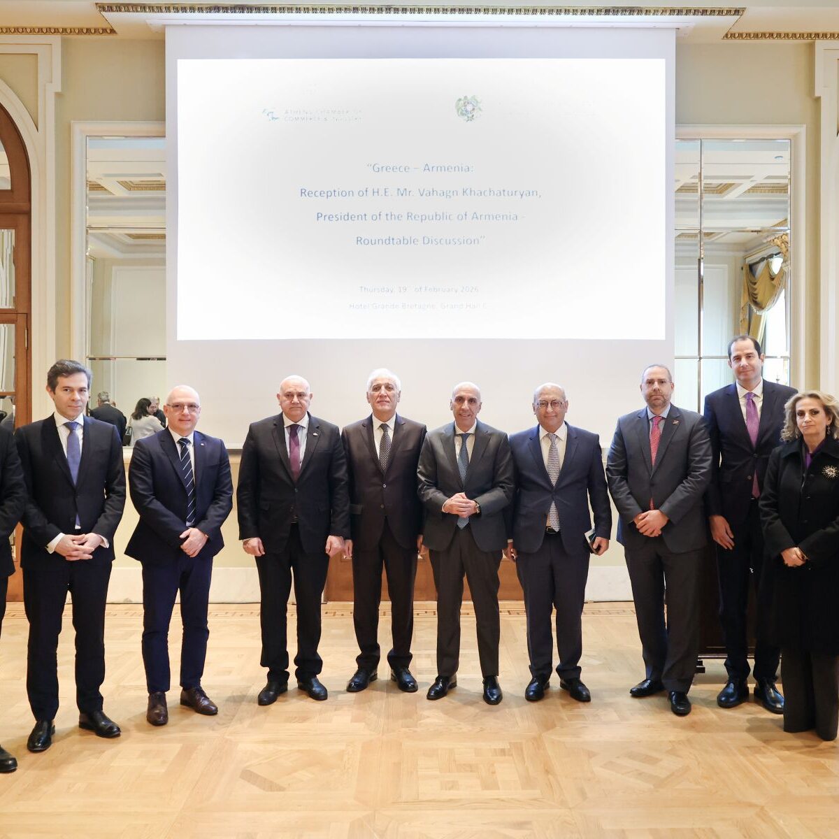 Γιάννης Μπρατάκος: «Με τον Πρόεδρο της Δημοκρατίας της Αρμενίας αναδείξαμε την ανάγκη διασύνδεσης των αγορών Ελλάδας και Αρμενίας»