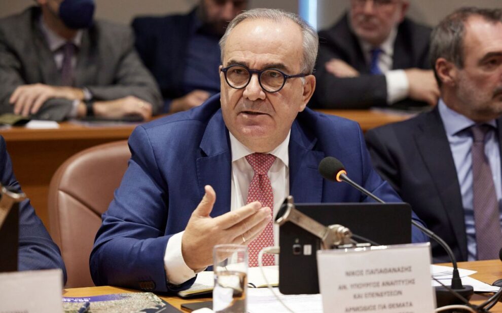 ο αναπληρωτής υπουργός Εθνικής Οικονομίας και Οικονομικών Νίκος Παπαθανάσης