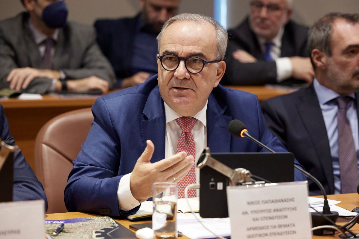 ο αναπληρωτής υπουργός Εθνικής Οικονομίας και Οικονομικών Νίκος Παπαθανάσης
