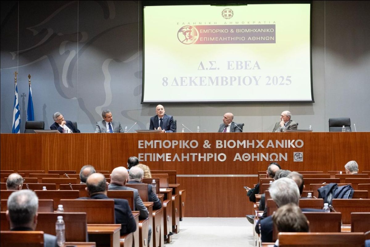 Ο Πρόεδρος του ΕΒΕΑ, κ. Γιάννης Μπρατάκος