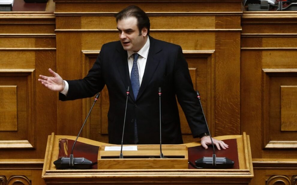 ο Υπουργός Εθνικής Οικονομίας και Οικονομικών Κυριάκος Πιερρακάκης