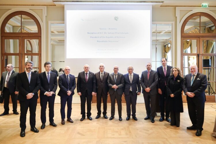 Γιάννης Μπρατάκος - «Με τον Πρόεδρο της Δημοκρατίας της Αρμενίας αναδείξαμε την ανάγκη διασύνδεσης των αγορών Ελλάδας και Αρμενίας»