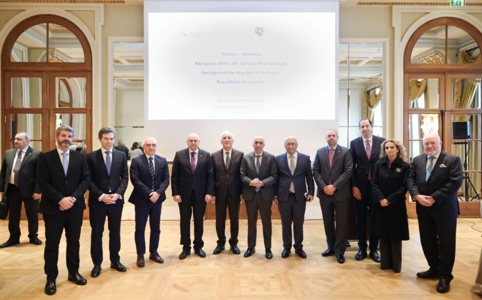 Γιάννης Μπρατάκος - «Με τον Πρόεδρο της Δημοκρατίας της Αρμενίας αναδείξαμε την ανάγκη διασύνδεσης των αγορών Ελλάδας και Αρμενίας»