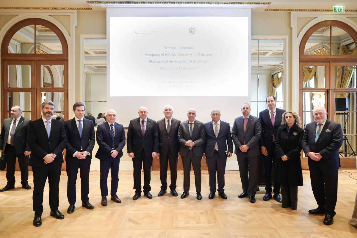 Γιάννης Μπρατάκος - «Με τον Πρόεδρο της Δημοκρατίας της Αρμενίας αναδείξαμε την ανάγκη διασύνδεσης των αγορών Ελλάδας και Αρμενίας» Γιάννης Μπρατάκος - «Με τον Πρόεδρο της Δημοκρατίας της Αρμενίας αναδείξαμε την ανάγκη διασύνδεσης των αγορών Ελλάδας και Αρμενίας»