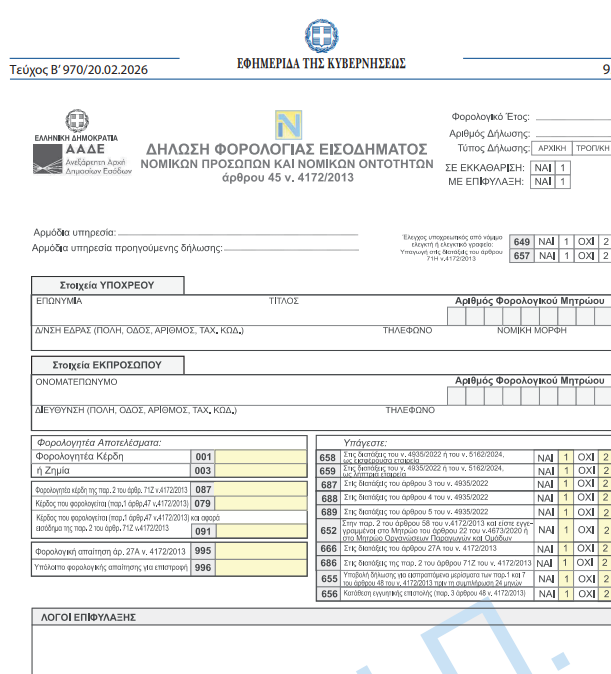 Φορολογικές Δηλώσεις 2025 Φορολογικές Δηλώσεις 2025