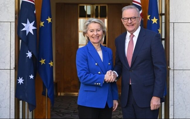 Συμφωνία ελεύθερου εμπορίου υπέγραψαν ΕΕ και Αυστραλία