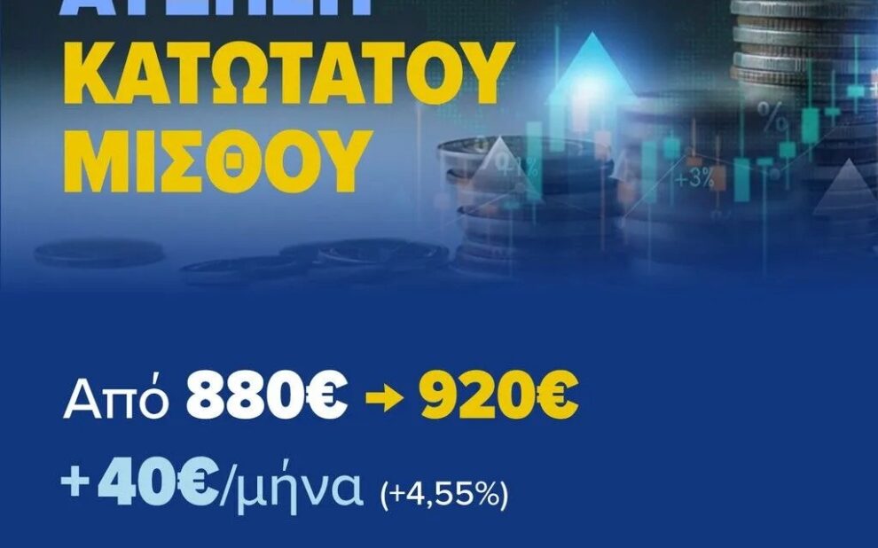 Νίκη Κεραμέως για τη νέα αύξηση του κατώτατου μισθού: Ακόμη ένα σημαντικό βήμα για τη διεύρυνση του διαθέσιμου εισοδήματος εργαζομένων