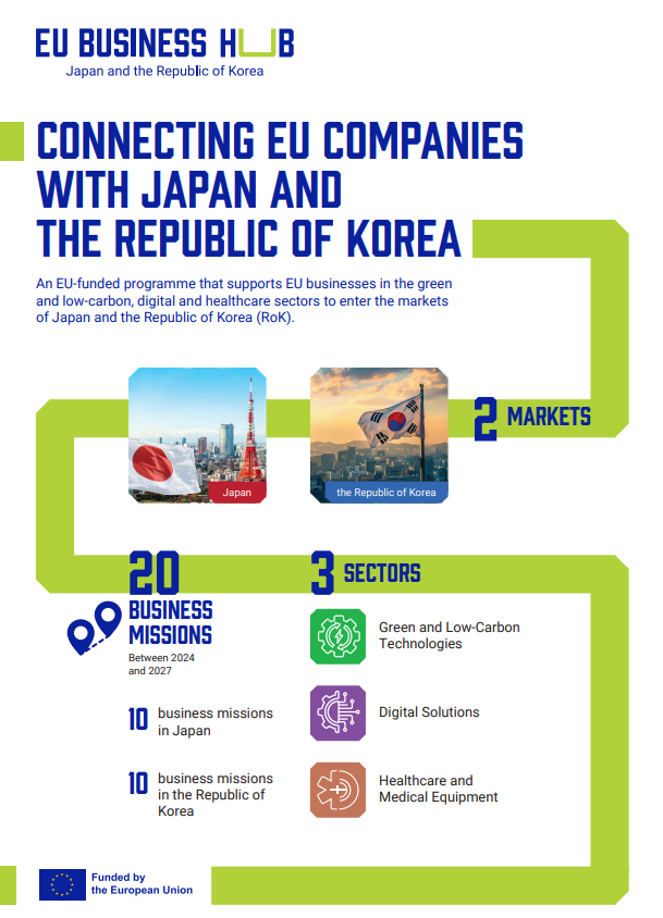 Επιχειρηματικές αποστολές στην Ιαπωνία και στην Δημοκρατία της Κορέας από το EU Business Hub
