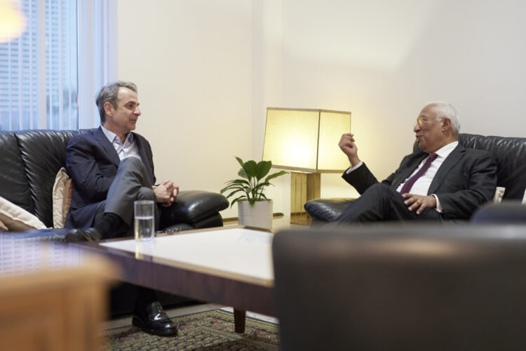 Συνάντηση του Πρωθυπουργού Κυριάκου Μητσοτάκη με τον Πρόεδρο του Ευρωπαϊκού Συμβουλίου Αντόνιο Κόστα