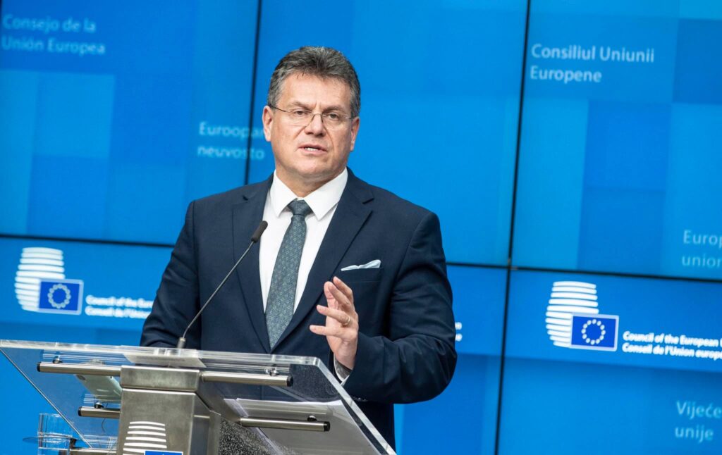 Επίτροπος Εμπορίου της ΕΕ Μάρος Σέφτσοβιτς