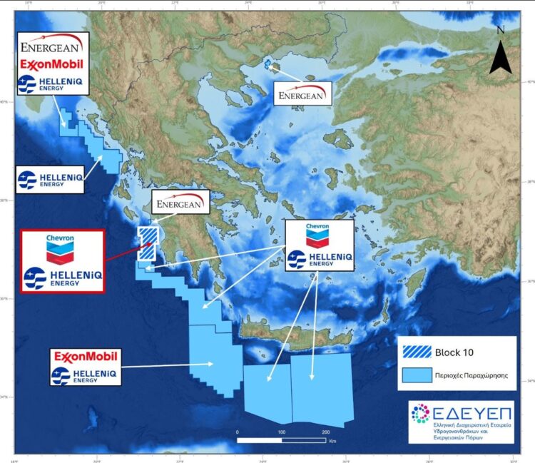 Είσοδος της Chevron στο Block 10 (Κυπαρισσιακός)
