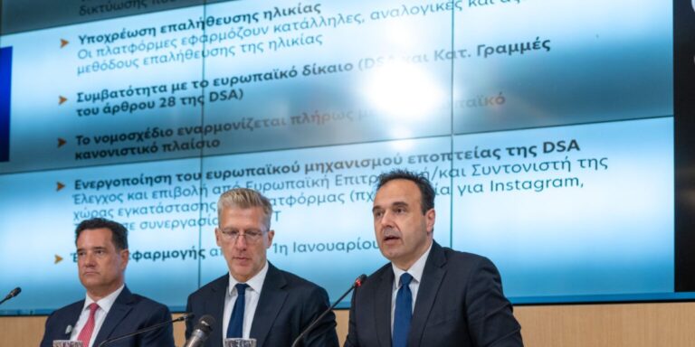 «Κόφτης» στα social media για παιδιά κάτω των 15 ετών από την 1η Ιανουαρίου 2027