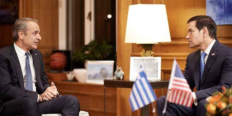 Συνάντηση Κ. Μητσοτάκη – Μ. Ρούμπιο